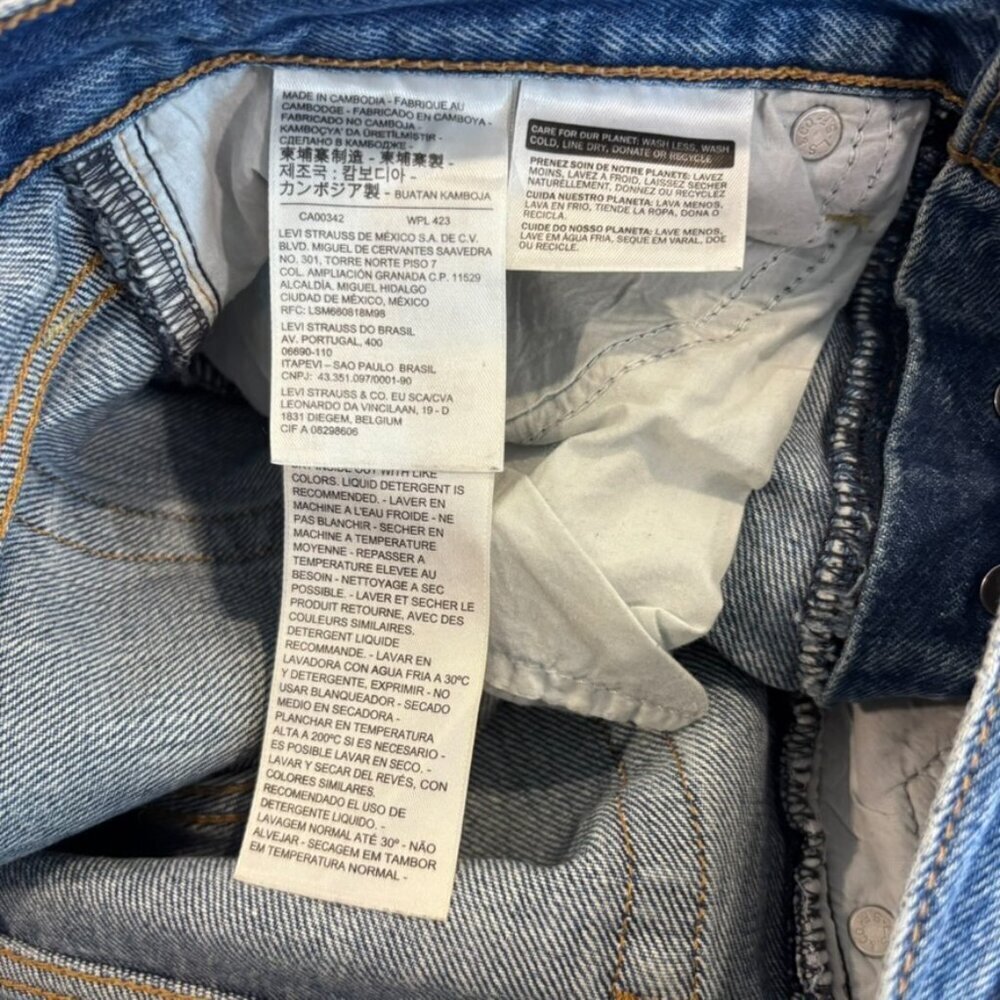 Levi's® Premium Wedgie Straight Ankle Women's Jeans. - Picture 6 of 9